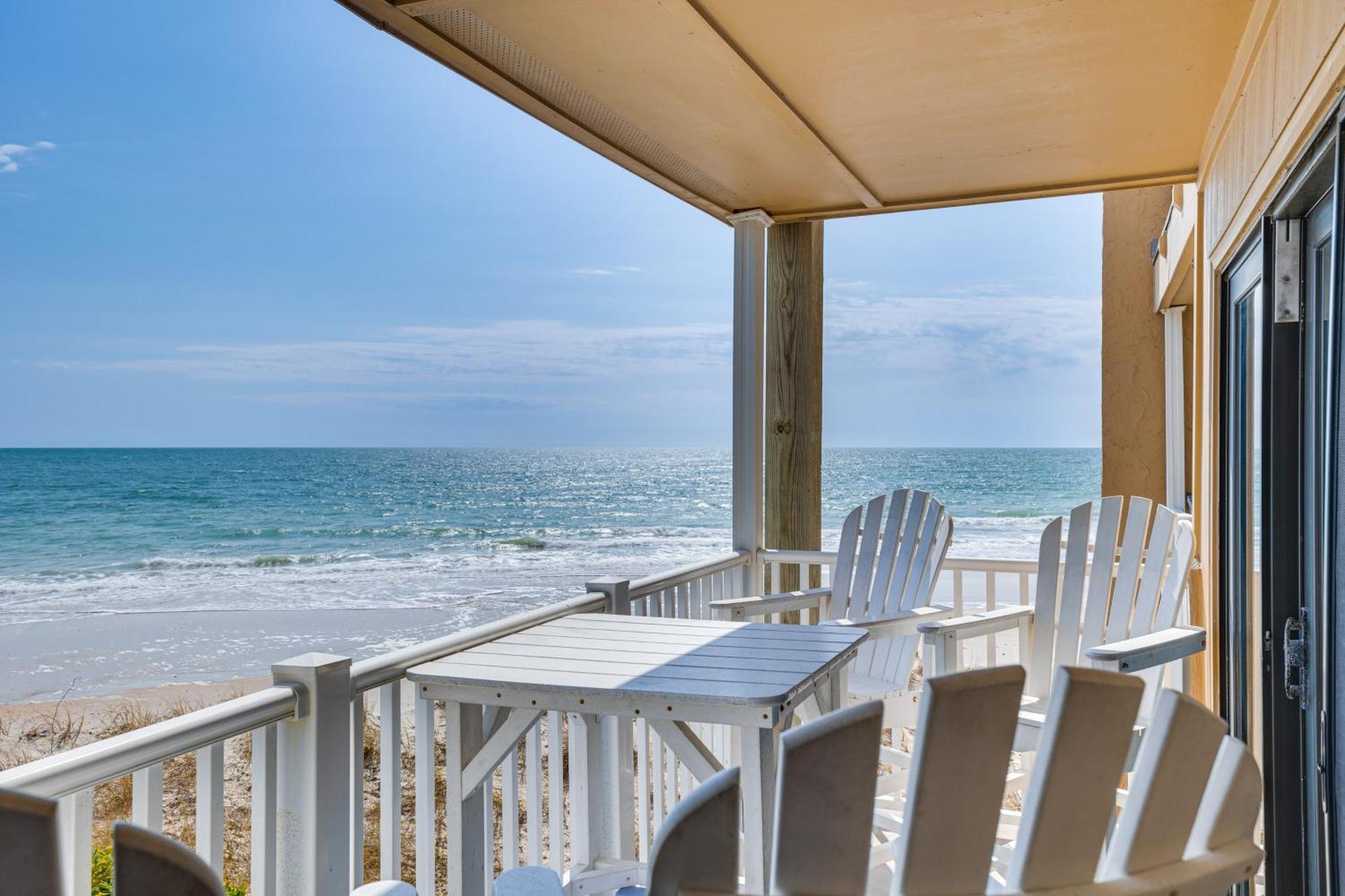 Steps To The Beach Oceanfront Condo With Lanai! North Topsail Beach Ngoại thất bức ảnh
