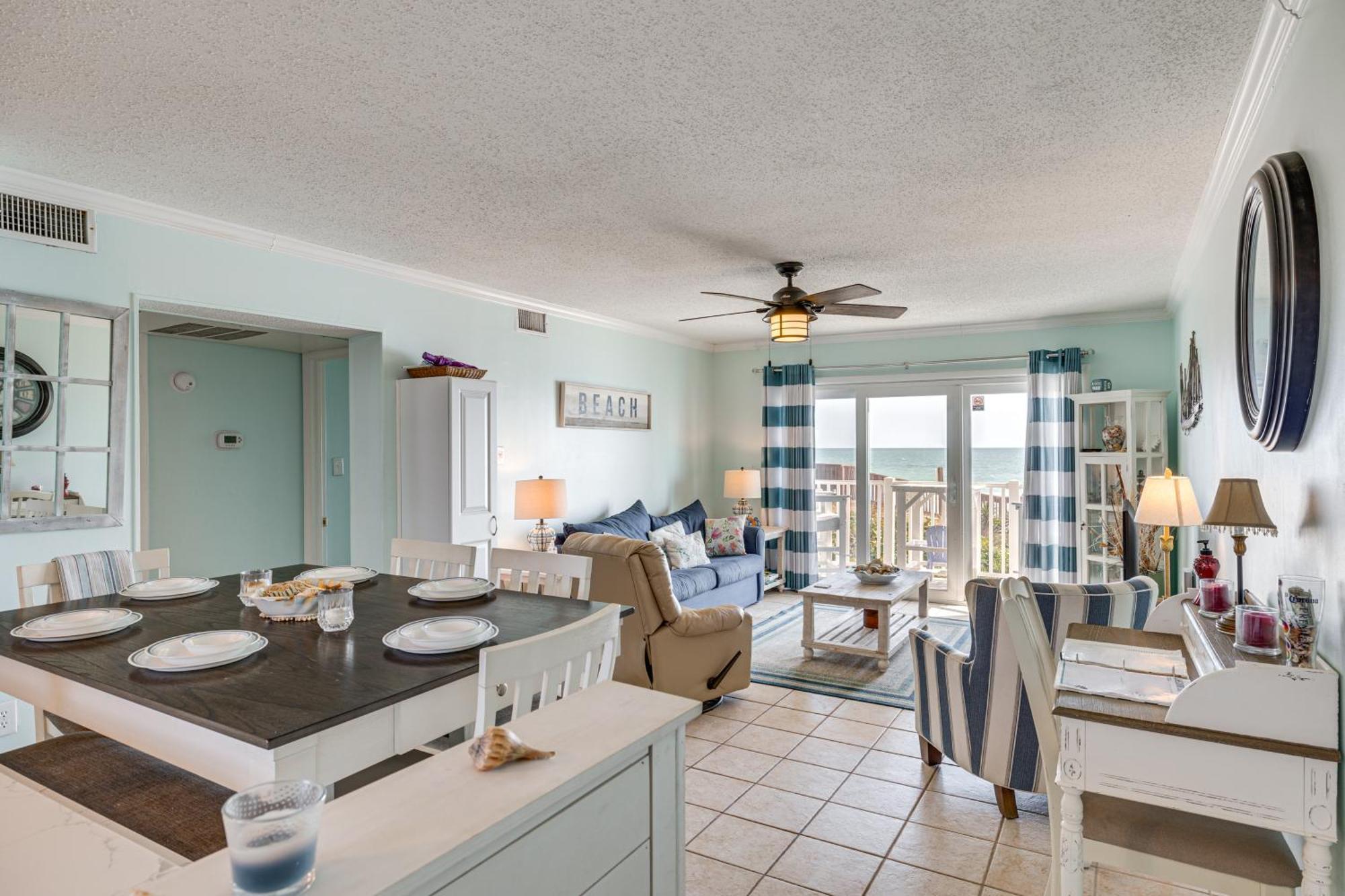 Steps To The Beach Oceanfront Condo With Lanai! North Topsail Beach Ngoại thất bức ảnh