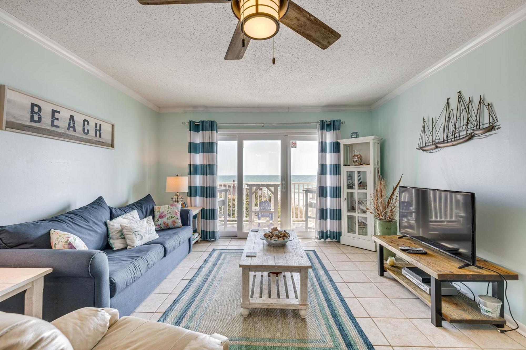 Steps To The Beach Oceanfront Condo With Lanai! North Topsail Beach Ngoại thất bức ảnh
