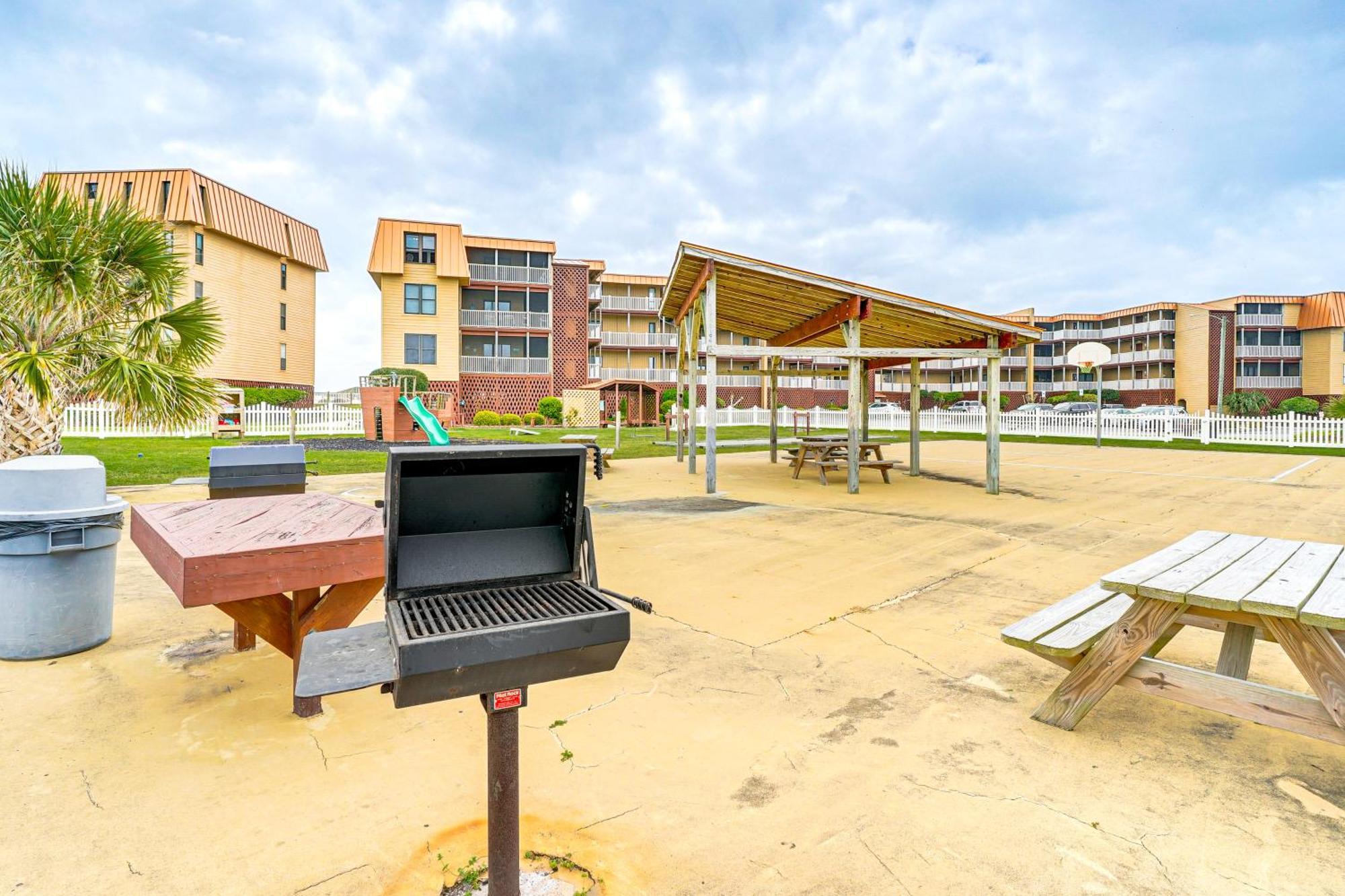 Steps To The Beach Oceanfront Condo With Lanai! North Topsail Beach Ngoại thất bức ảnh