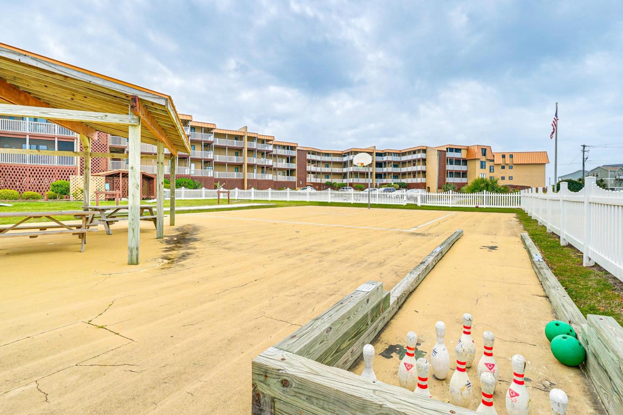 Steps To The Beach Oceanfront Condo With Lanai! North Topsail Beach Ngoại thất bức ảnh