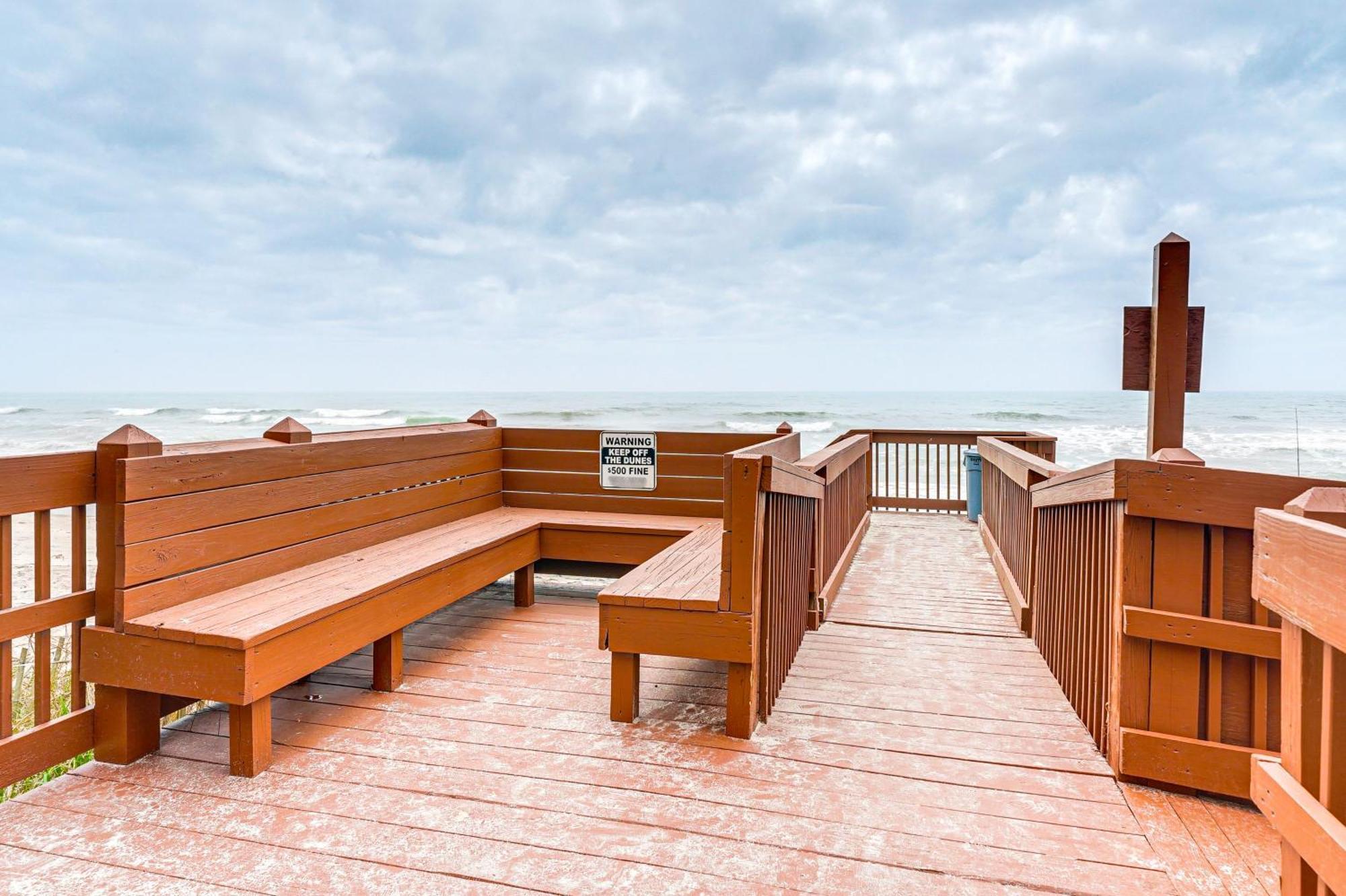 Steps To The Beach Oceanfront Condo With Lanai! North Topsail Beach Ngoại thất bức ảnh