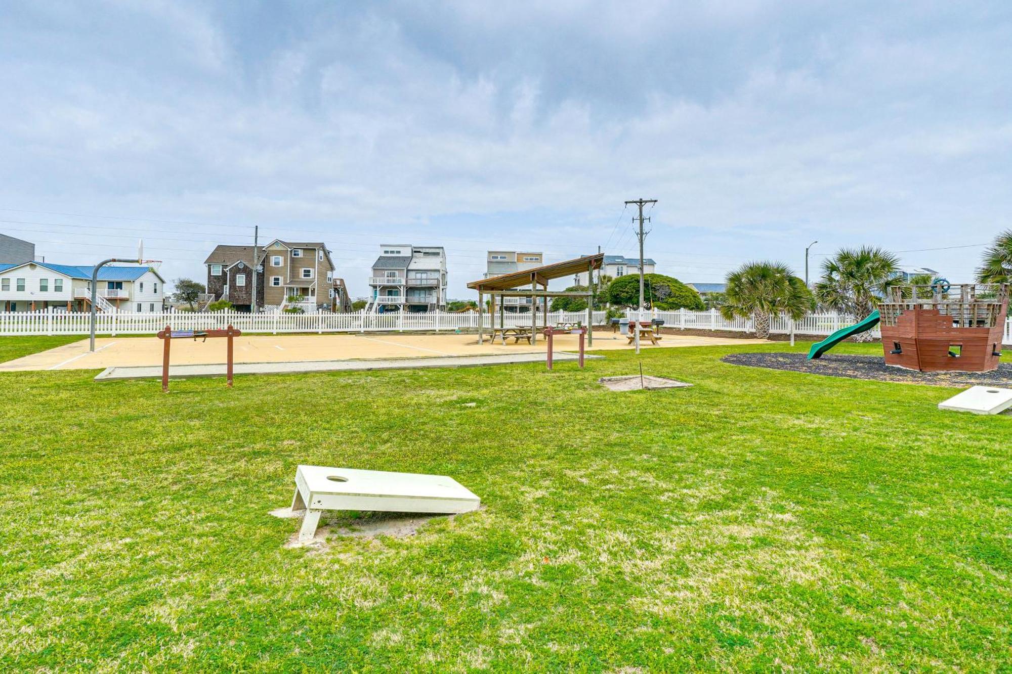 Steps To The Beach Oceanfront Condo With Lanai! North Topsail Beach Ngoại thất bức ảnh