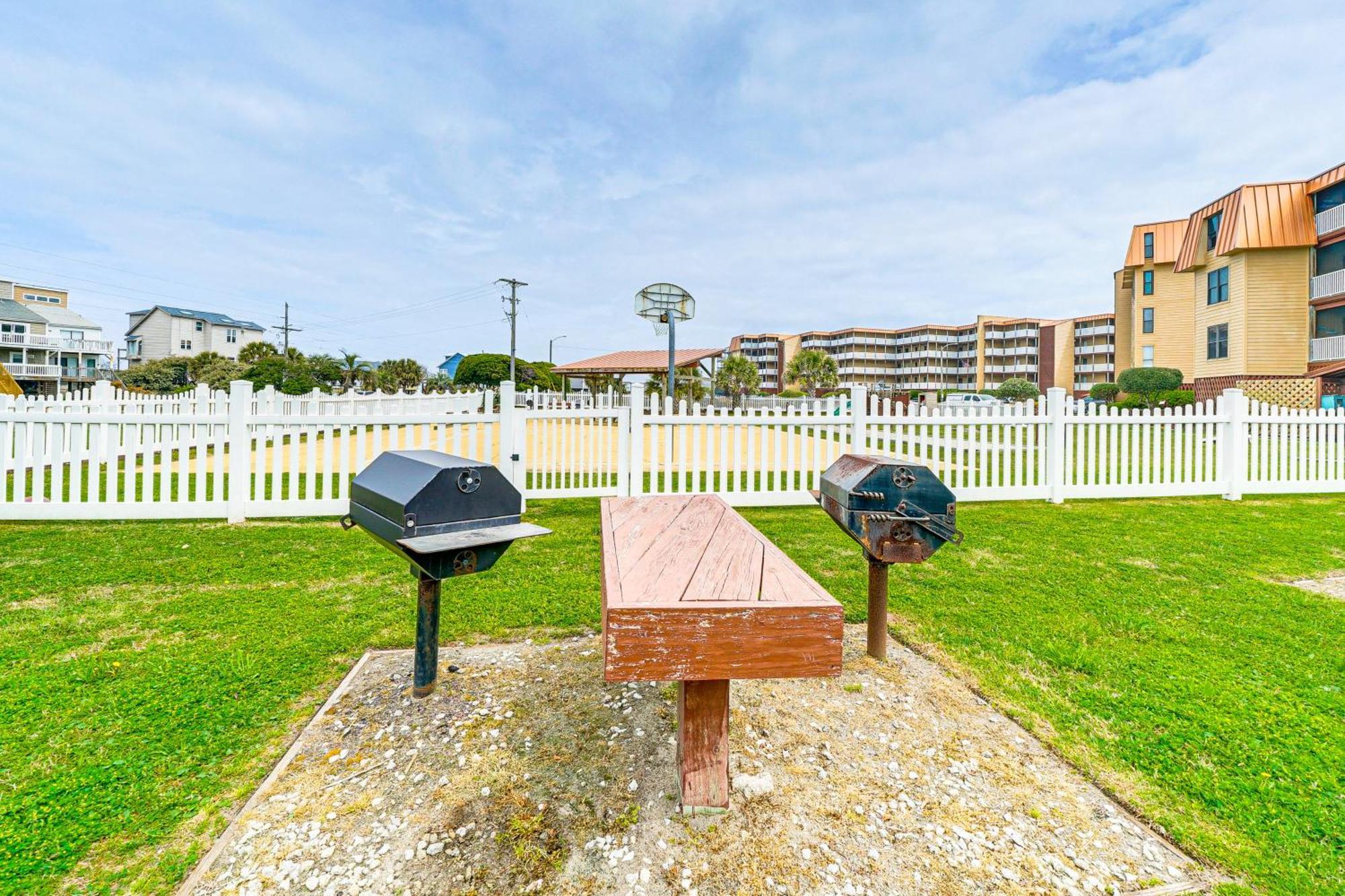 Steps To The Beach Oceanfront Condo With Lanai! North Topsail Beach Ngoại thất bức ảnh
