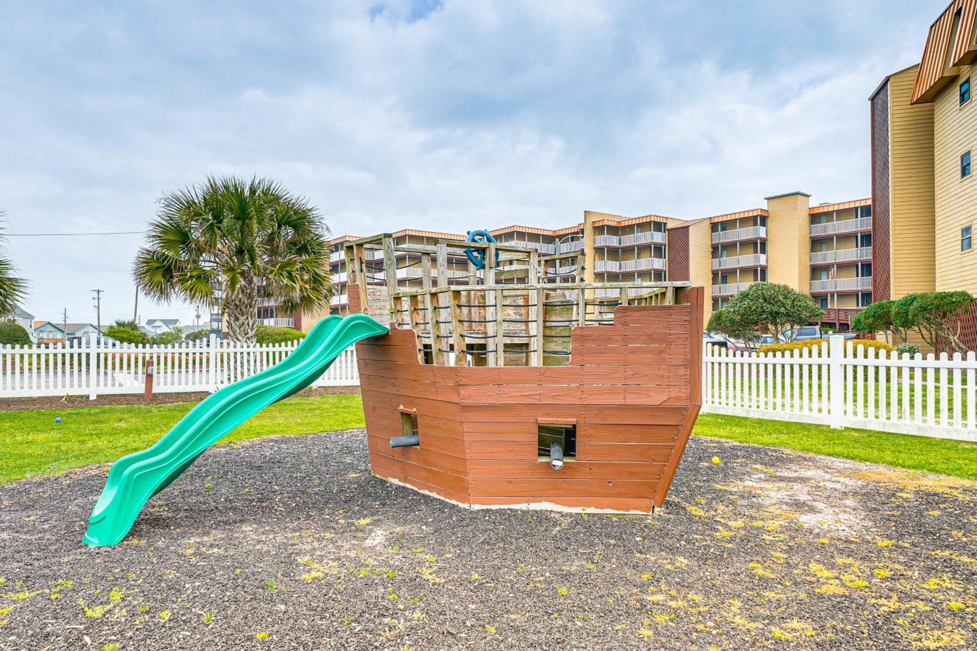 Steps To The Beach Oceanfront Condo With Lanai! North Topsail Beach Ngoại thất bức ảnh