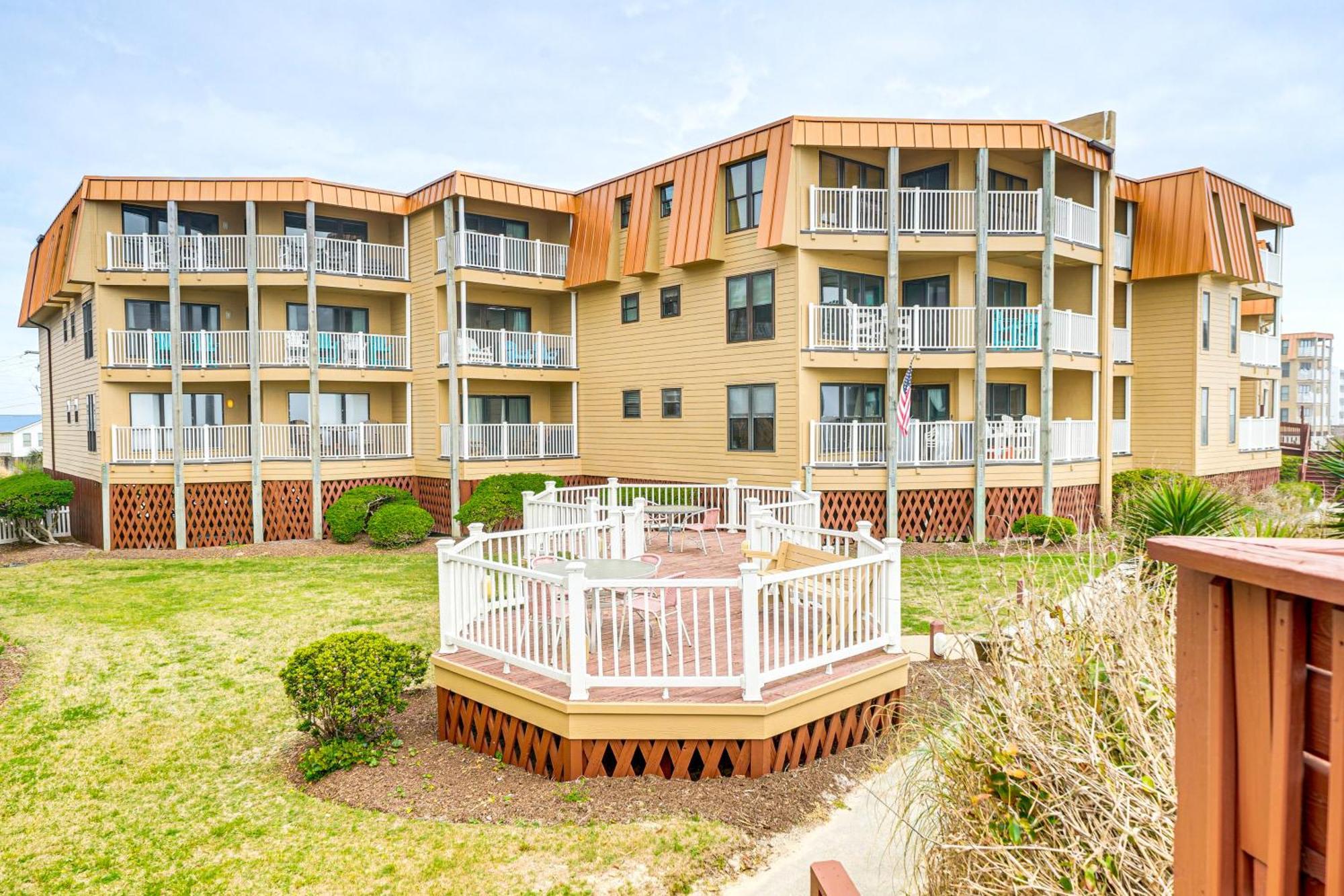 Steps To The Beach Oceanfront Condo With Lanai! North Topsail Beach Ngoại thất bức ảnh